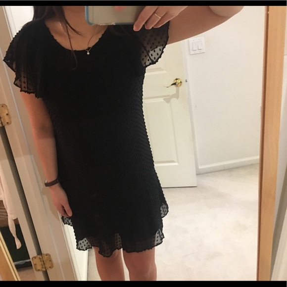 J. Crew Dresses & Skirts - Jcrew Black Swiss dot dress